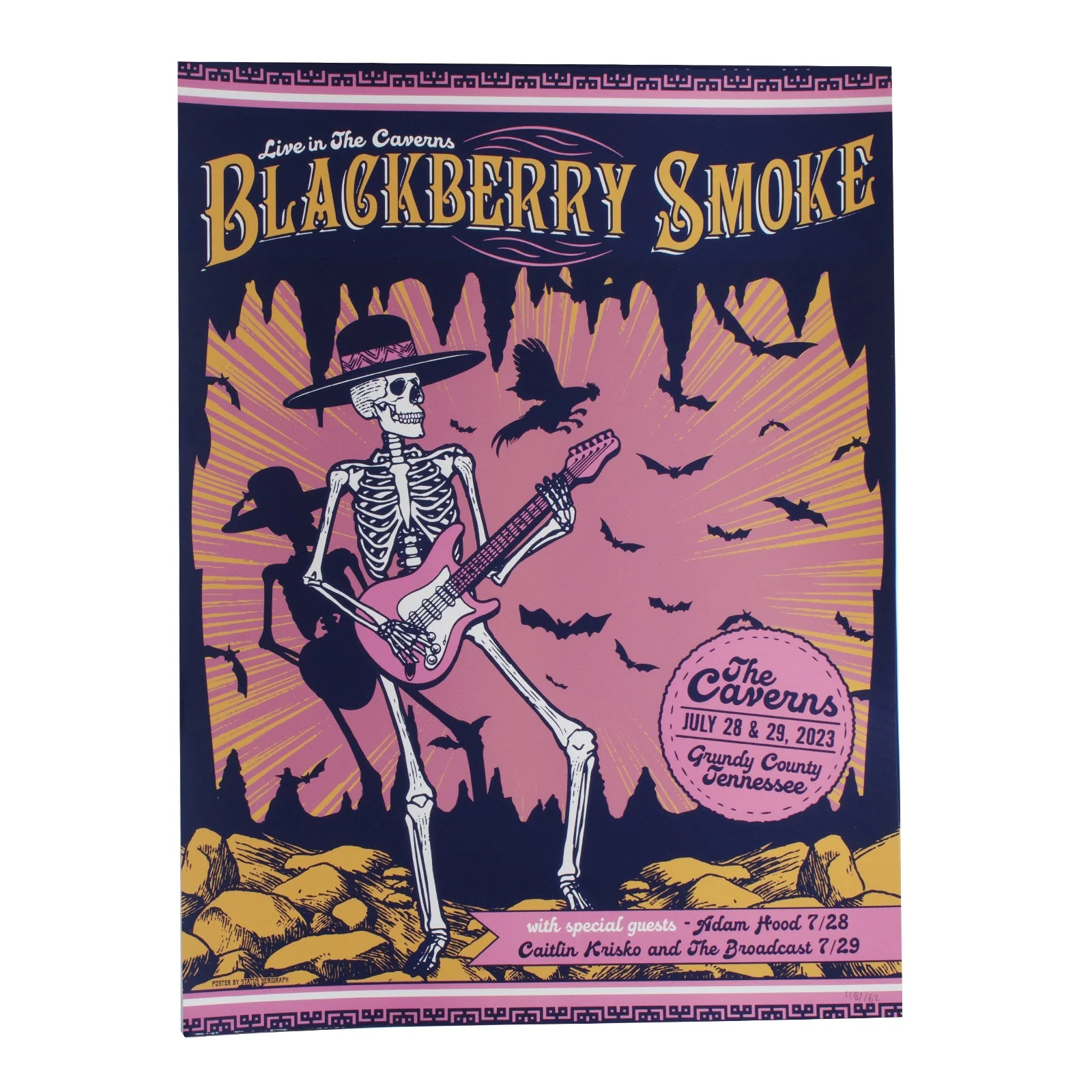 2023 Live at The Caverns Tour Poster - E - Image 3