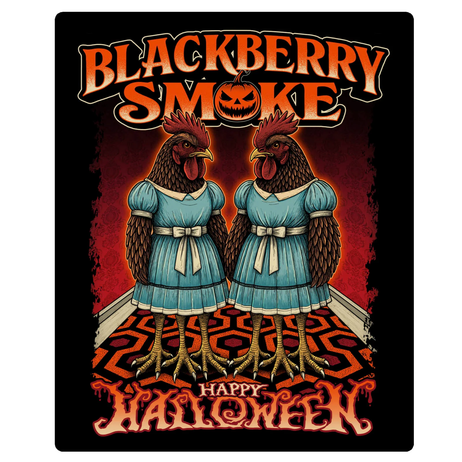 Blackberry Smoke 2025 Halloween Tee - Image 2