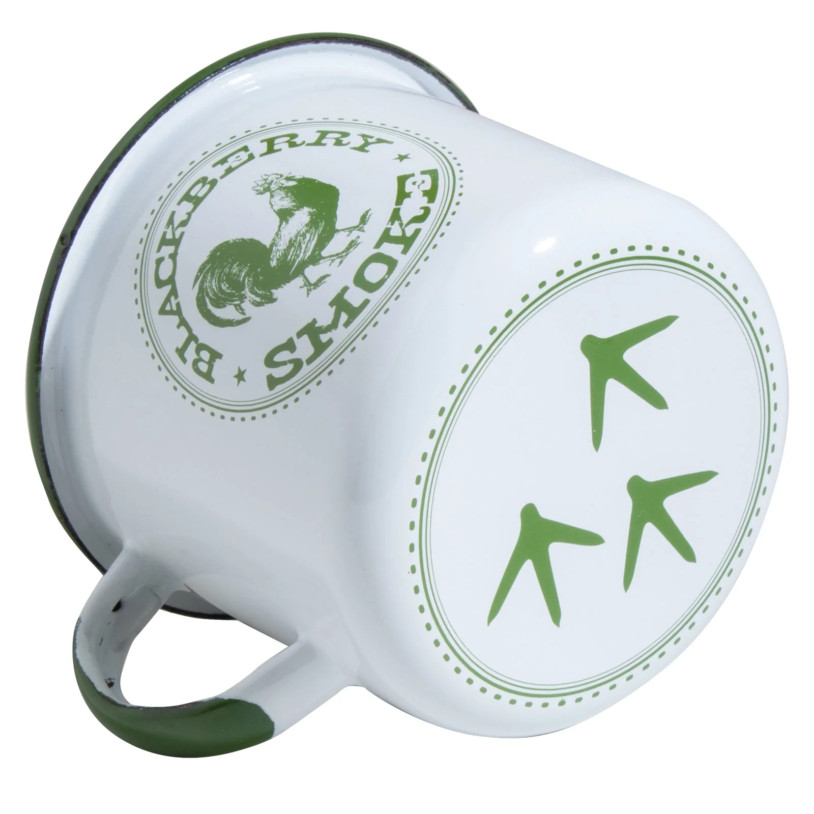 HAND MADE ENAMEL COFFEE MUG - White - Image 3